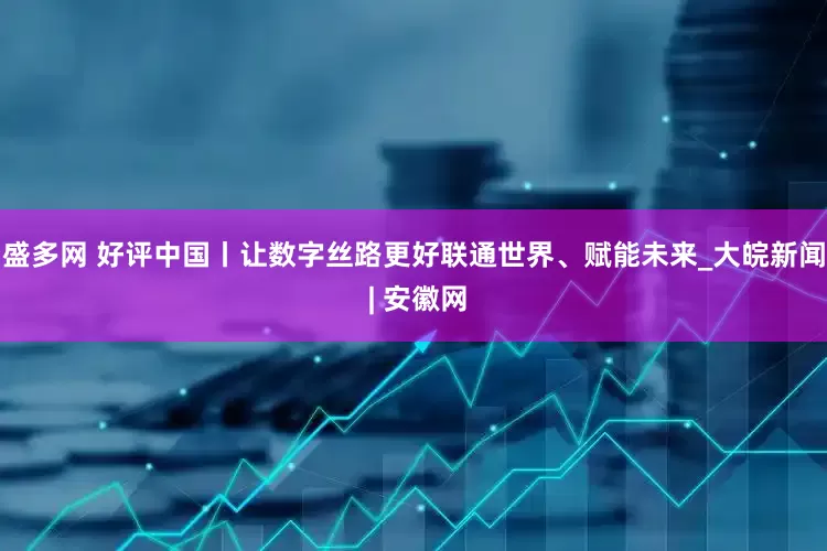 盛多网 好评中国丨让数字丝路更好联通世界、赋能未来_大皖新闻 | 安徽网